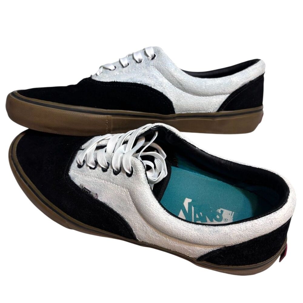 Vans Era Pro UltraCush Skate Shoes Black White Gum Men's 13 Grunge